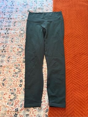 Fabletics Women’s Dark Green Medium-Rise Leggings